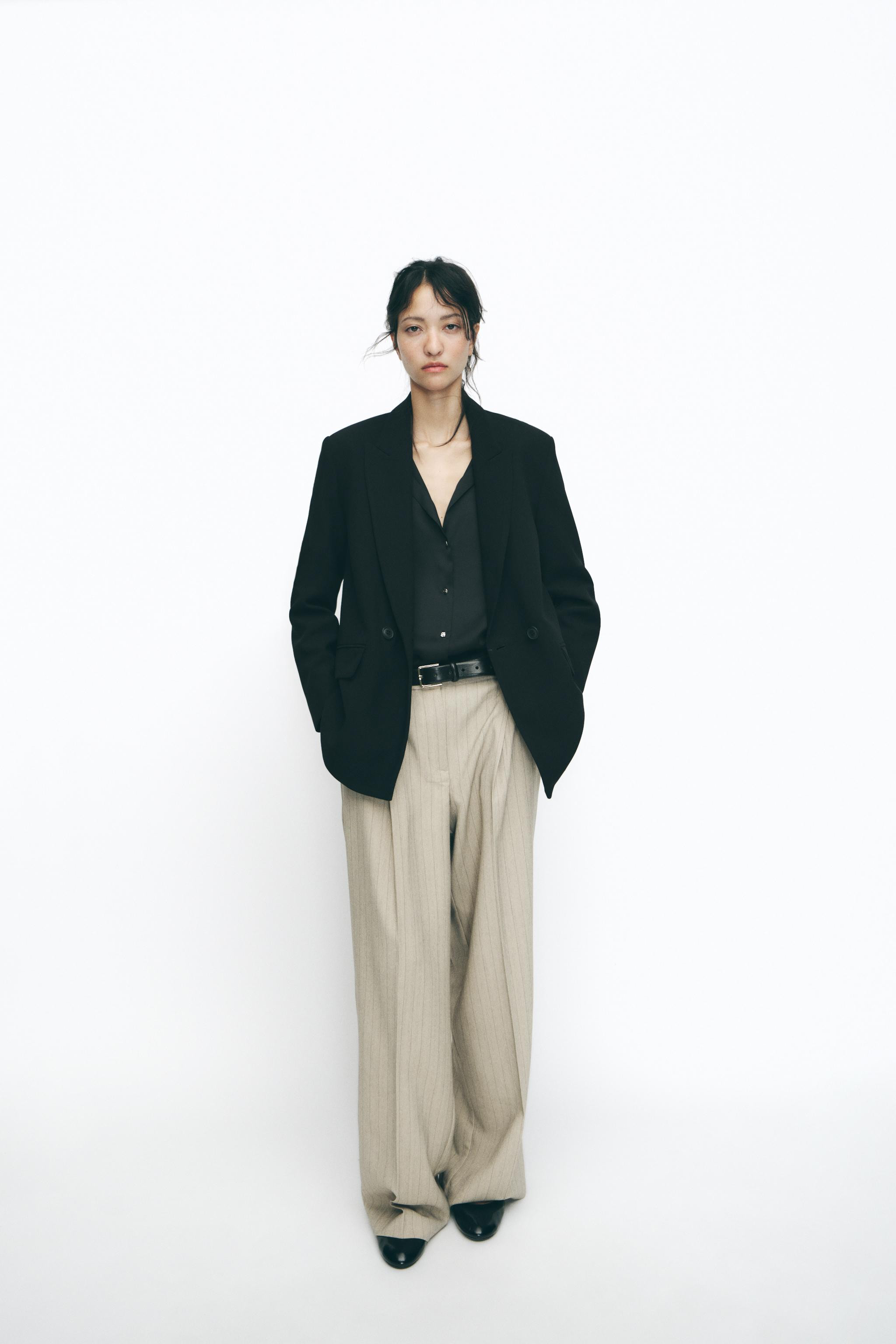 OVERSIZED DOUBLE BREASTED BLAZER | Zara US
