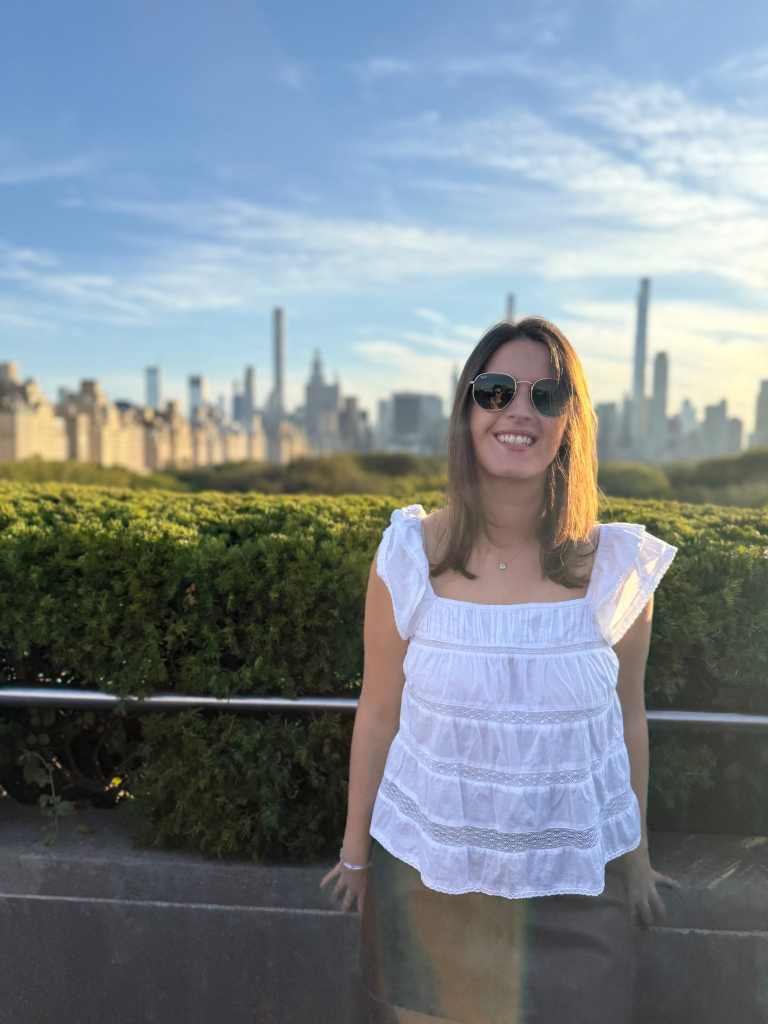 On top of the Met! Wearing an #Abercrombie #OOTD #FallFit for those warmer #fall days that NYC still seems to be having! & my top is on sale in white and yellow! #LTKSaleAlert

Fall OOTD | Fall Outfit Inspiration | Style Over 30 | NYC Outfit | Fall Style 

#LTKFindsUnder100 #LTKSeasonal #LTKStyleTip