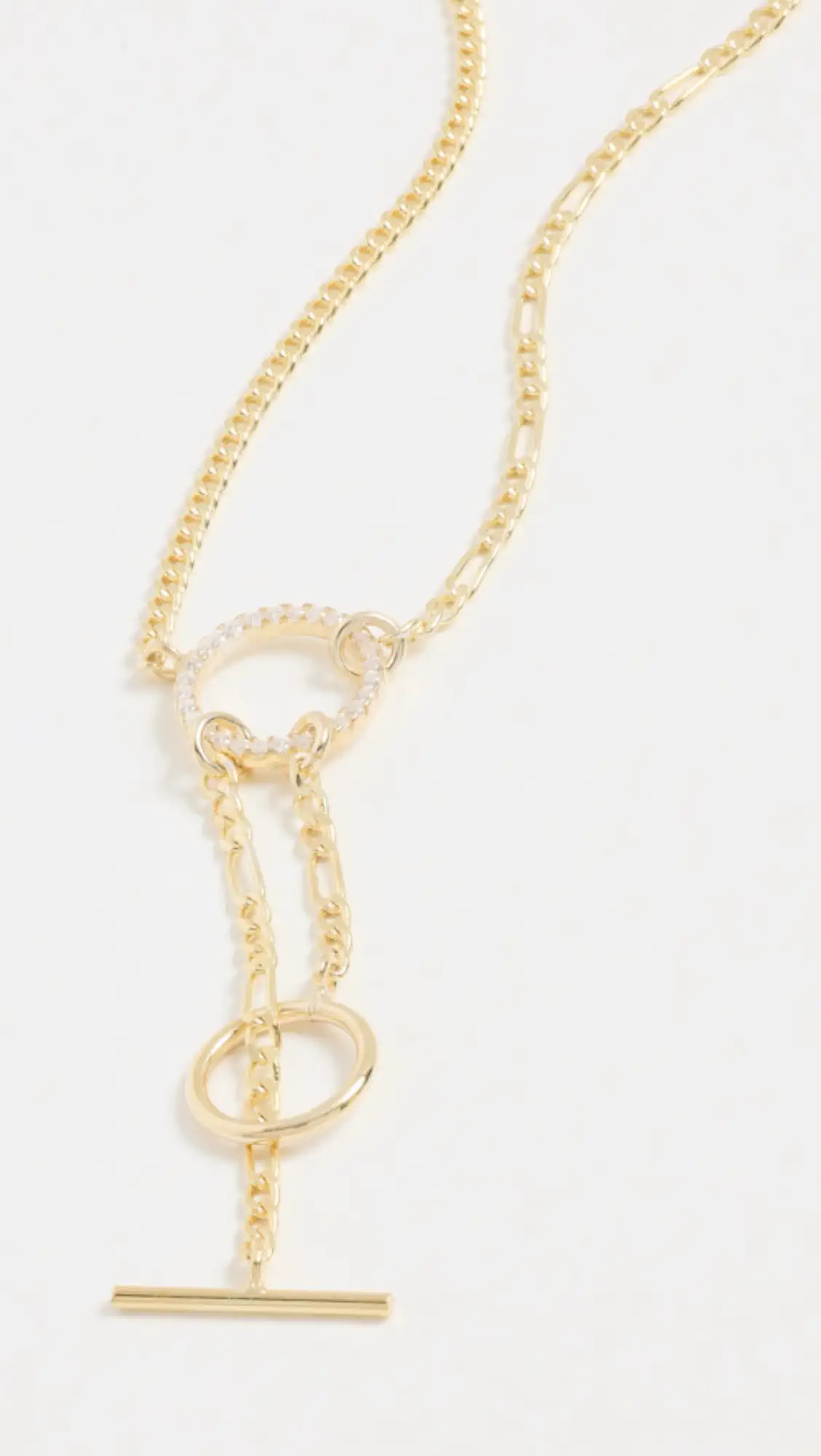 By Adina Eden Multi Chain Toggle Lariat | Shopbop | Shopbop