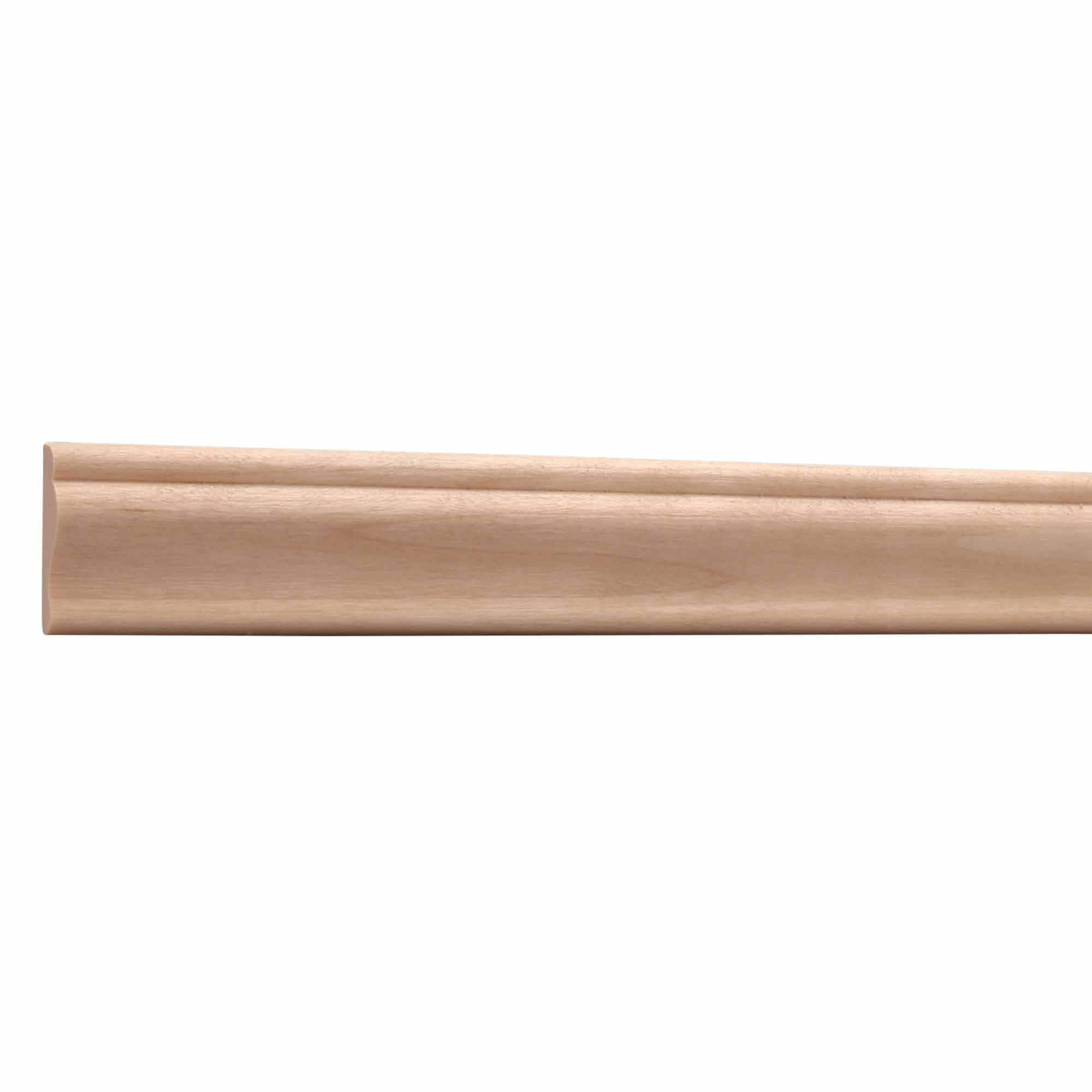 EverTrue 3/8-in x 1-1/4-in x 8-ft Unfinished White hardwood 589 Chair Rail Moulding in Brown | 589-8WHW | Lowe's