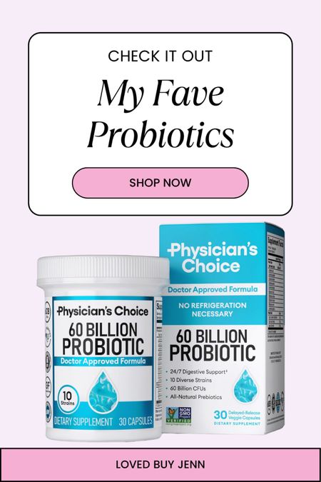 My husband and I use these probiotic supplements, and they have really helped our gut health. They get great reviews. And at the time of this post they are on sale. 

Supplements / health / wellness / gut health / health and wellness healthy

#LTKfitness