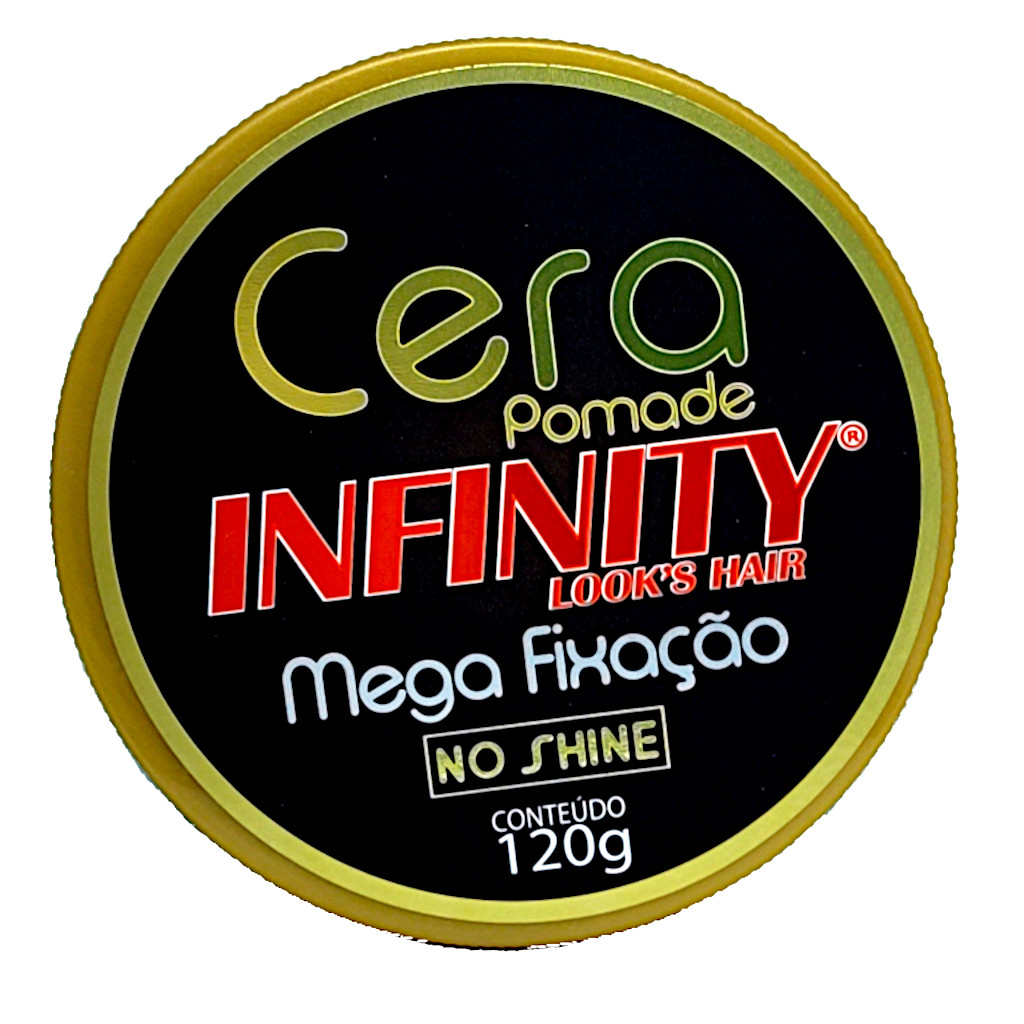 Pomada Modeladora Cera 120g INFINITY LOOKS HAIR | Shopee (BR)