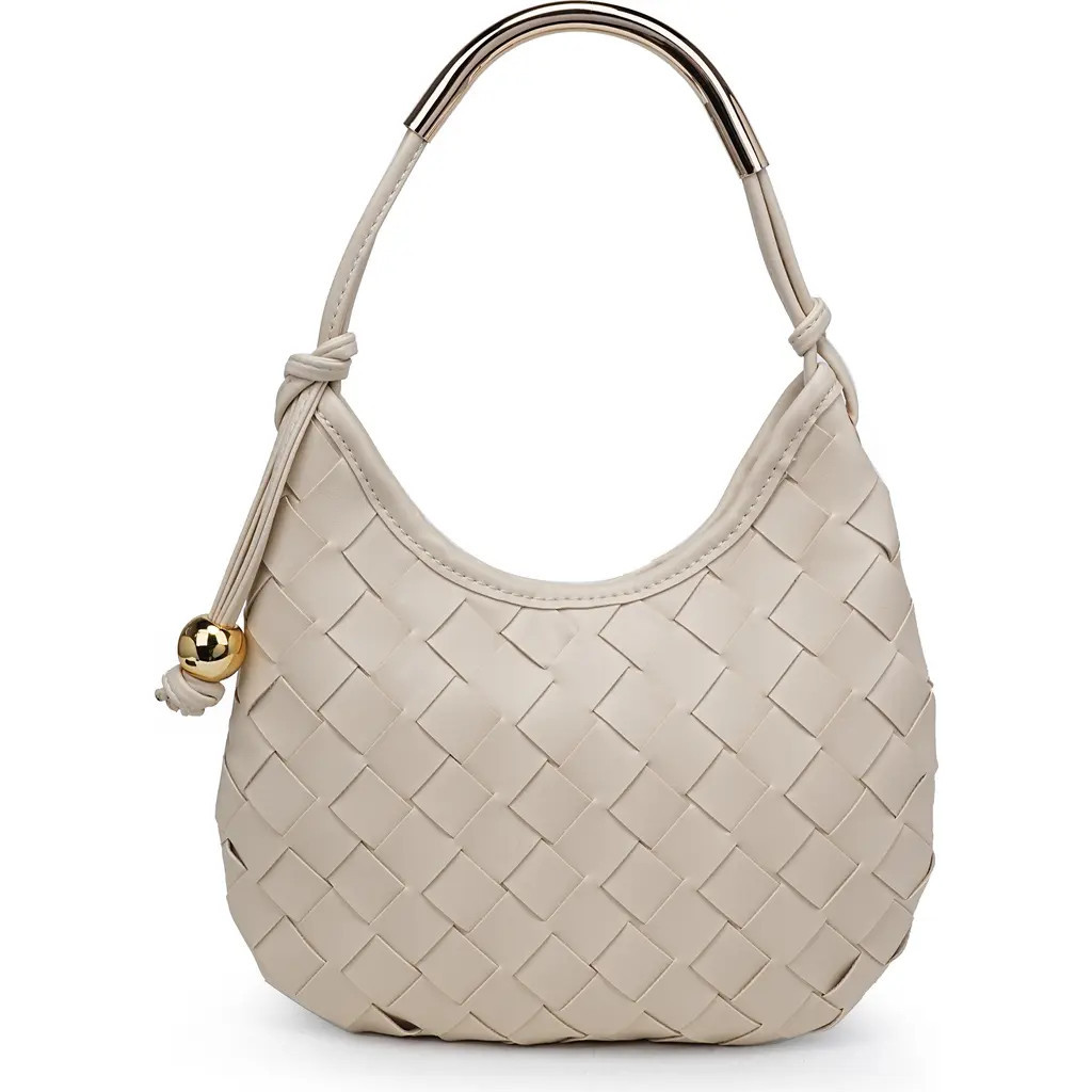 MODA LUXE Woven Faux Leather Shoulder Bag in Oatmilk at Nordstrom Rack | Nordstrom Rack