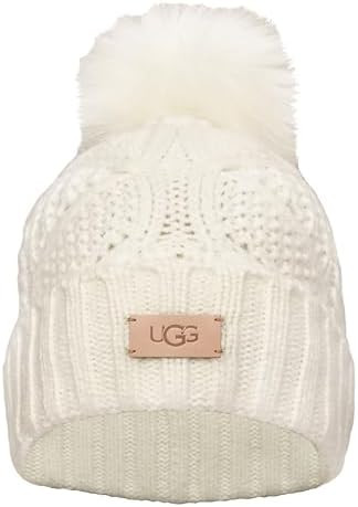 UGG Women's Cable Pom Beanie | Amazon (US)
