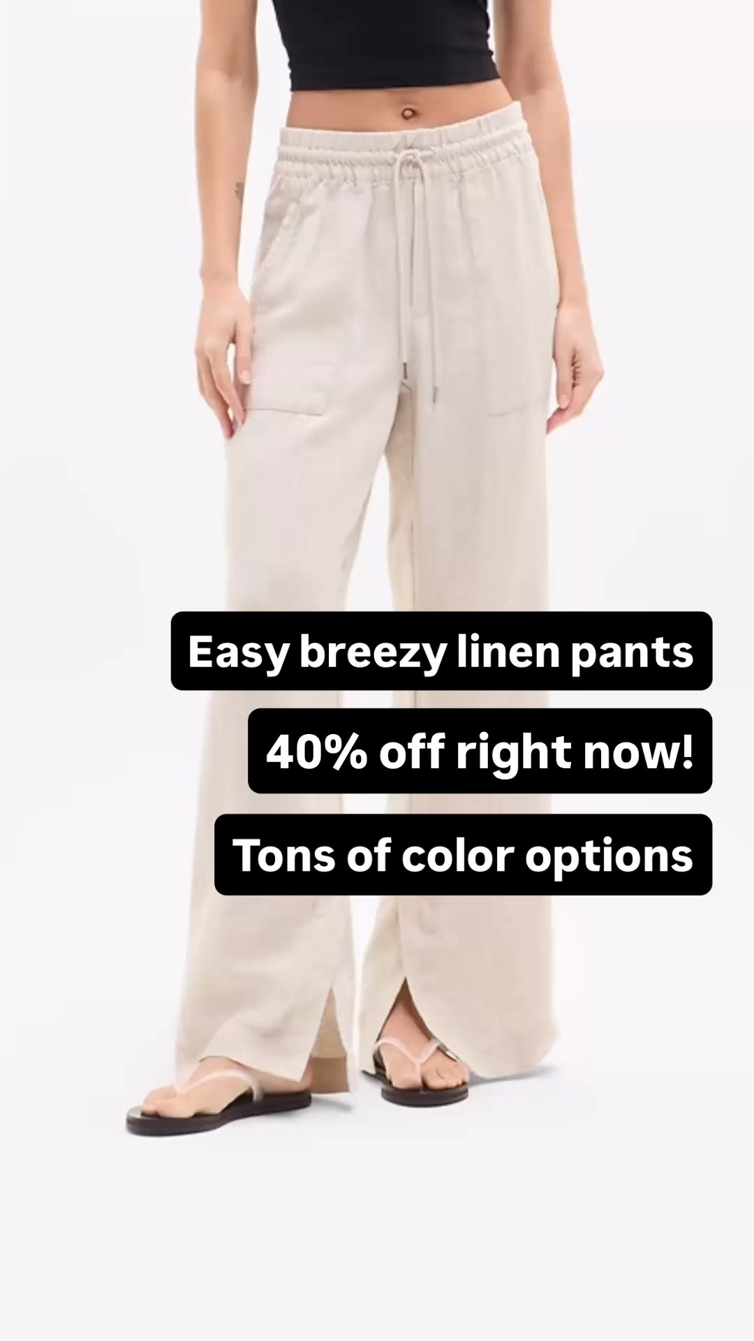 Athleta is having a HUGE sale on their linen pants (40% off!!!). 

Perfect for spring outfits and will be my new wardrobe staple instead of jeans this summer. 

#LTKSeasonal #LTKSaleAlert