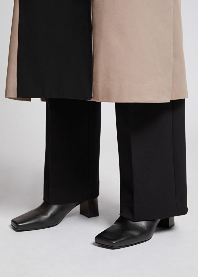 Squared Toe Leather Boots | & Other Stories (EU + UK)