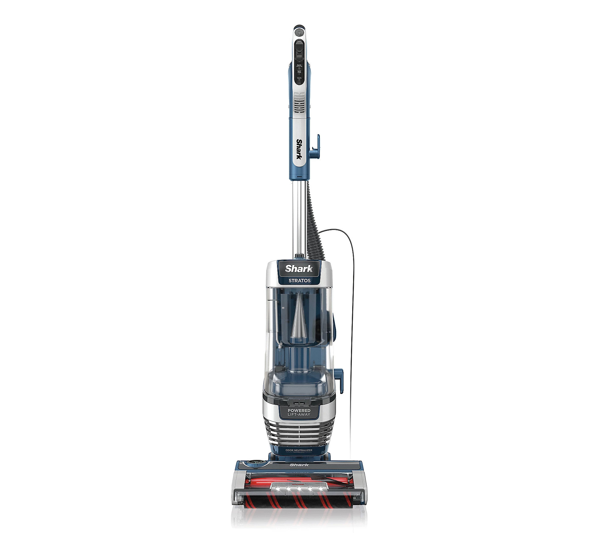 Shark Stratos Upright Vacuum with DuoClean Powe rFins | QVC
