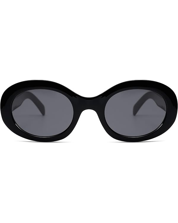 Allarallvr Oval Trendy Retro Sunglasses For Women Men Fashion Sun Glasses AR82158 | Amazon (US)