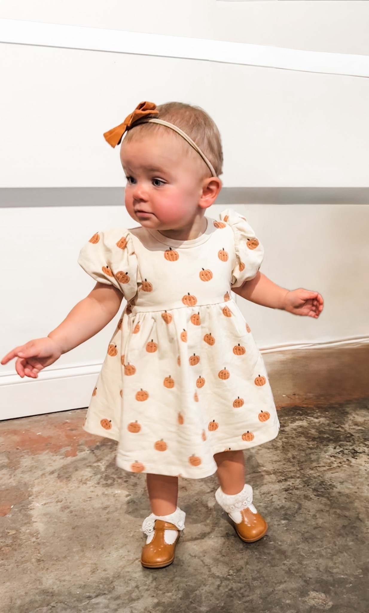 It’s pumpkin season, y’all and Goldie has been wearing this little dress so much with the warmer fall weather. Goldie is 15 months old and is wearing a 12 to 18 month.. I linked some other options for the rest of the littles in your fam as well. Grab your festive attire before it’s gone.. 

#LTKBaby #LTKSeasonal #LTKHalloween