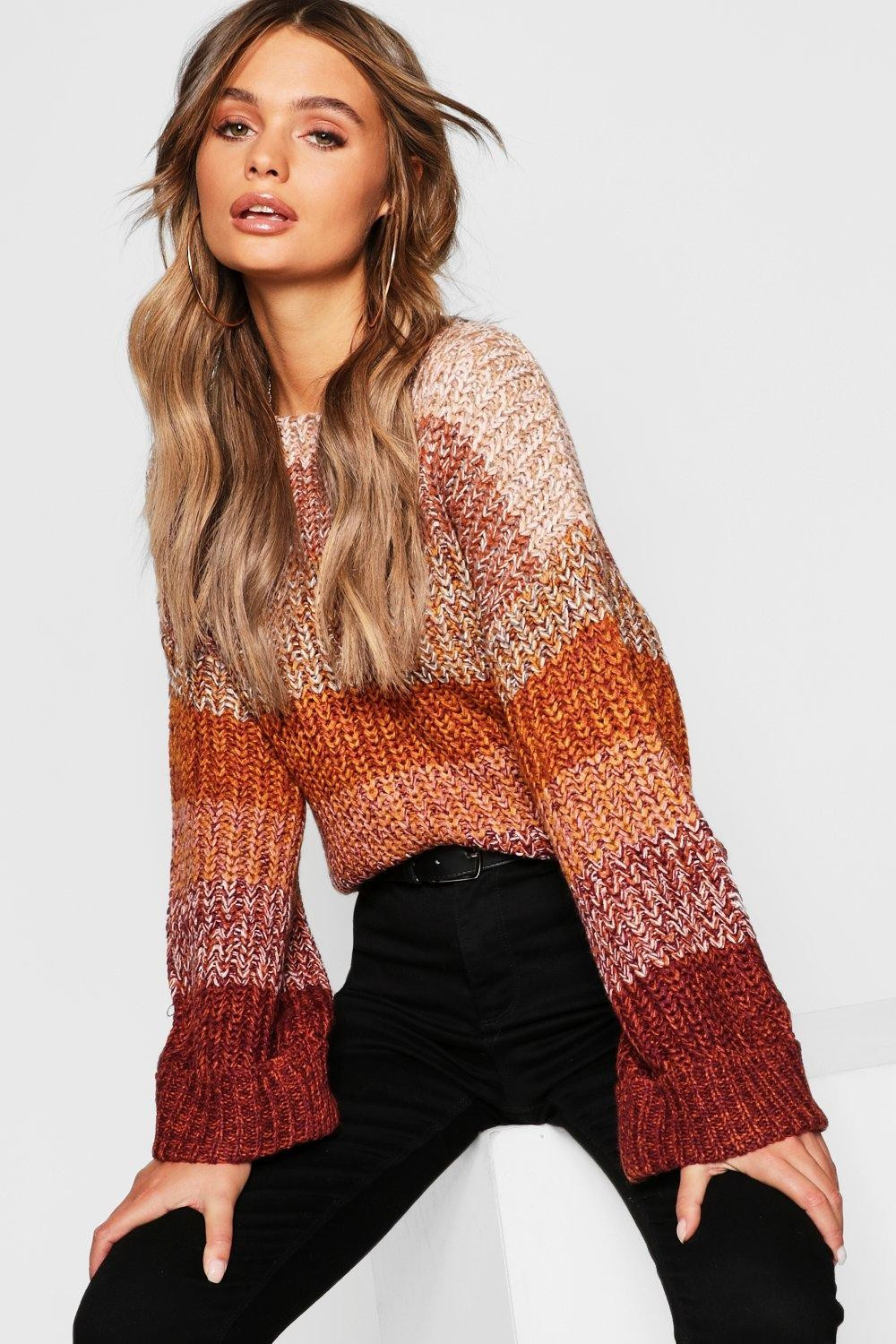 Chunky Fisherman Stripe Jumper | Boohoo.com (US & CA)