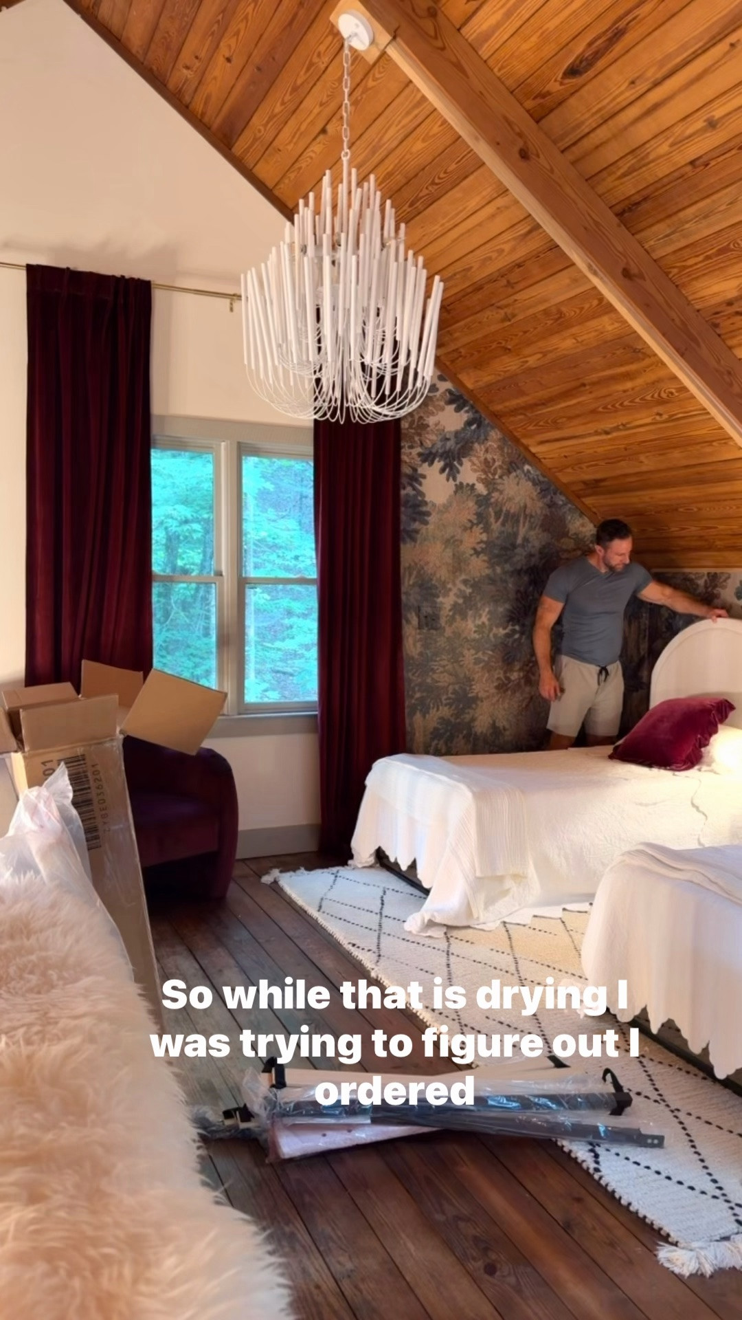 Cabin loft refresh 🩷