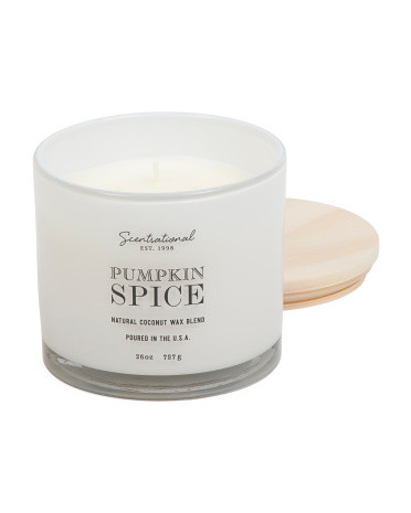 Made In Usa 26oz Pumpkin Spice Candle | TJ Maxx