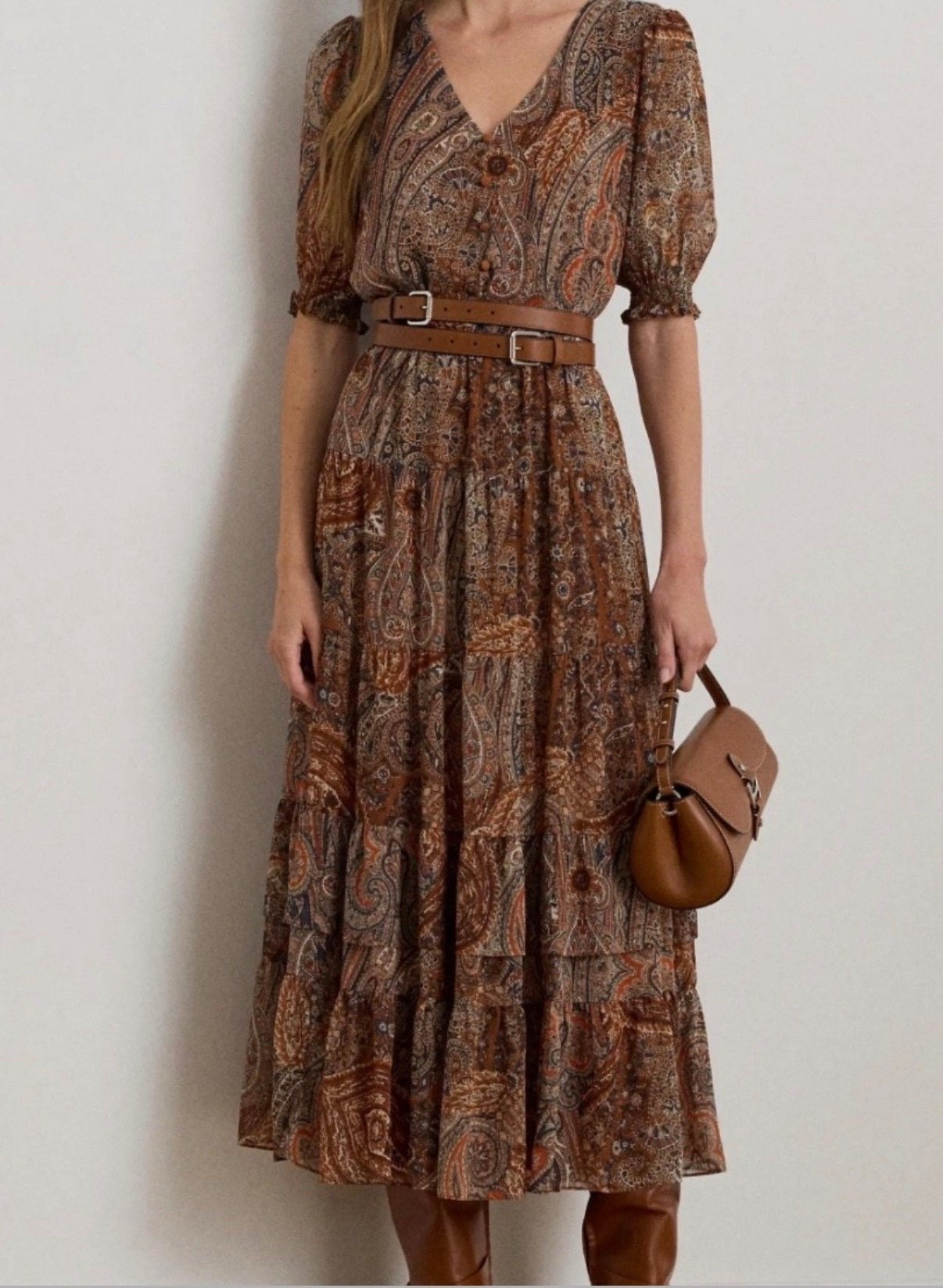 Paisley Dress 
Winter Dress 

#LTKSeasonal #LTKSaleAlert