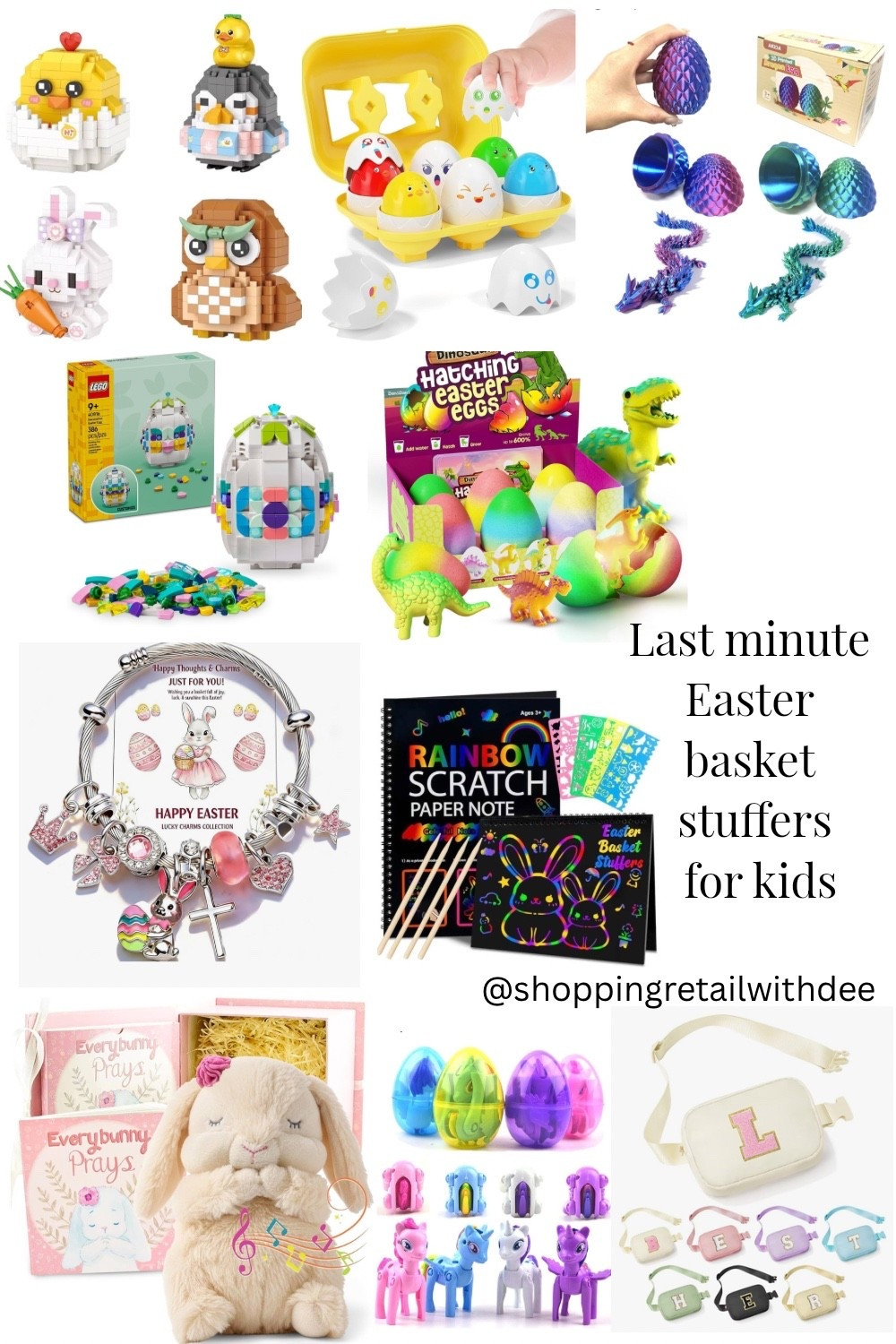 Last-minute Easter basket ideas for kids of all ages 🐰🧺 From toddlers to big kids, these fun and easy basket fillers make the perfect surprise for Easter morning! Think cute toys, and spring favorites that are affordable, festive, and still available to grab before the holiday. Save this for quick Easter basket inspiration!
#LTKspring #LTKkids #LTKeaster #EasterBasketIdeas #LastMinuteEaster #KidsEasterBasket #EasterIdeasForKids #EasterBasketInspo #EasterShopping #SpringGiftIdeas #ToddlerEasterBasket 