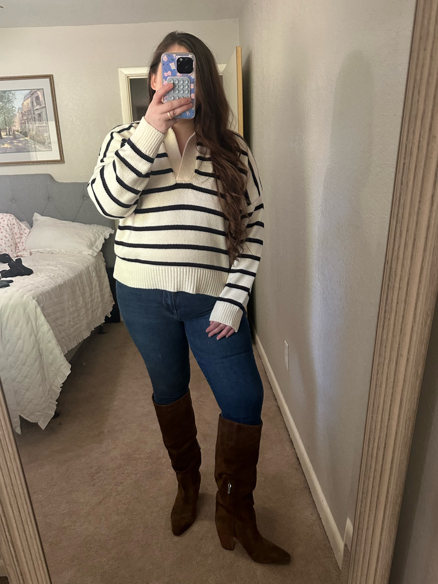 Nordstrom Anniversary Sale outfit
Madewell sweater size XL
Good american jeans size 32
Vince camuto boots size 8w

#LTKMidsize #LTKSummerSales #LTKxNSale