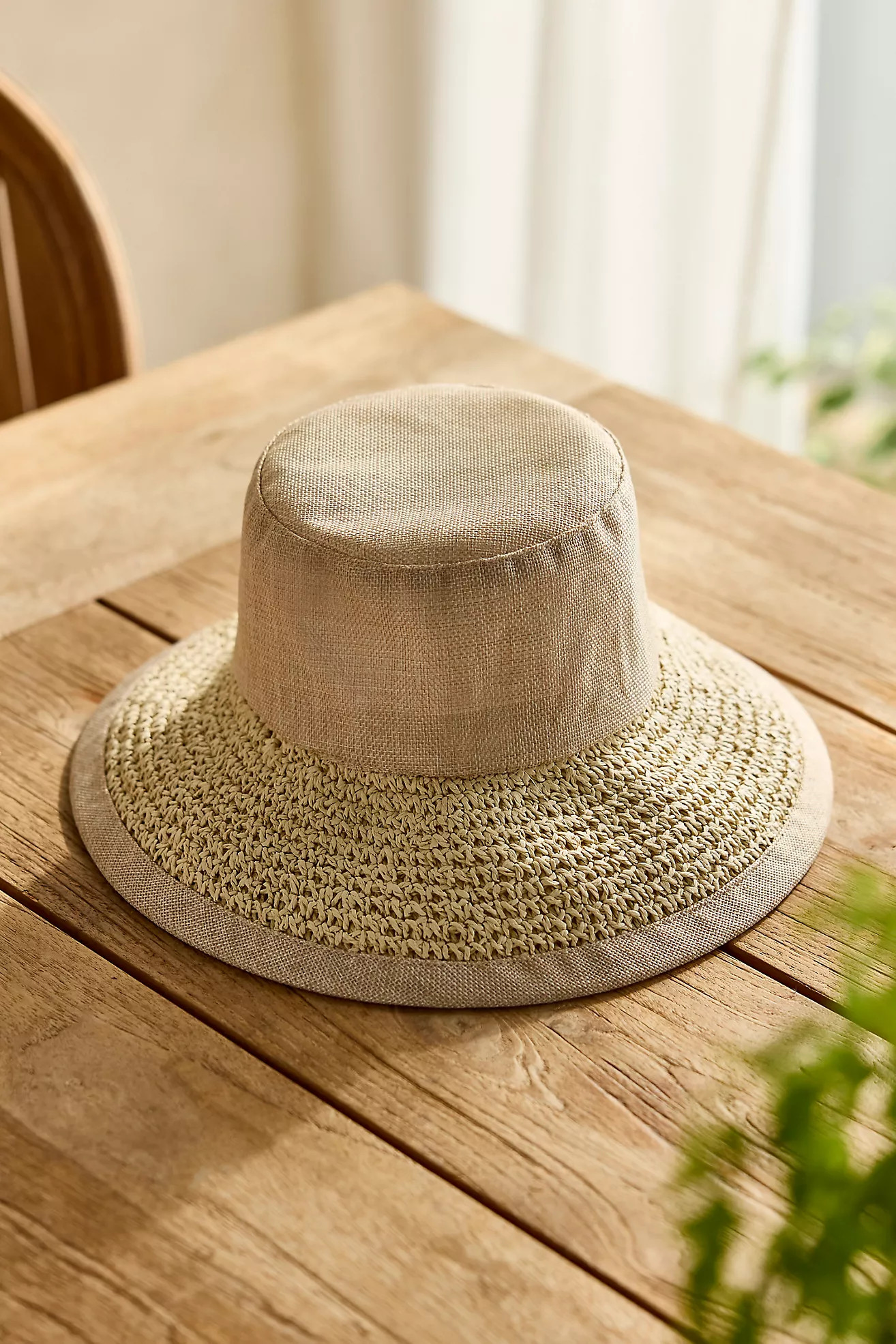 Crochet Brim Bucket Hat | Anthropologie (US)