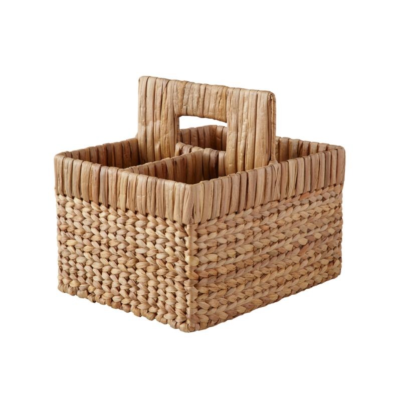 Natural Wicker Portable Diaper Caddy + Reviews | Crate and Barrel | Crate & Barrel