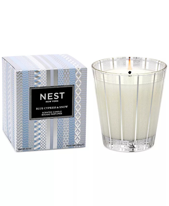 NEST New York Blue Cypress & Snow Classic Candle, 8.1 oz. - Macy's | Macy's