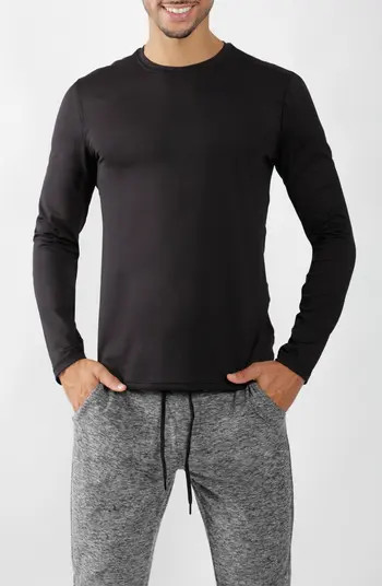 90 DEGREE BY REFLEX Long Sleeve Crew T-Shirt | Nordstromrack | Nordstrom Rack