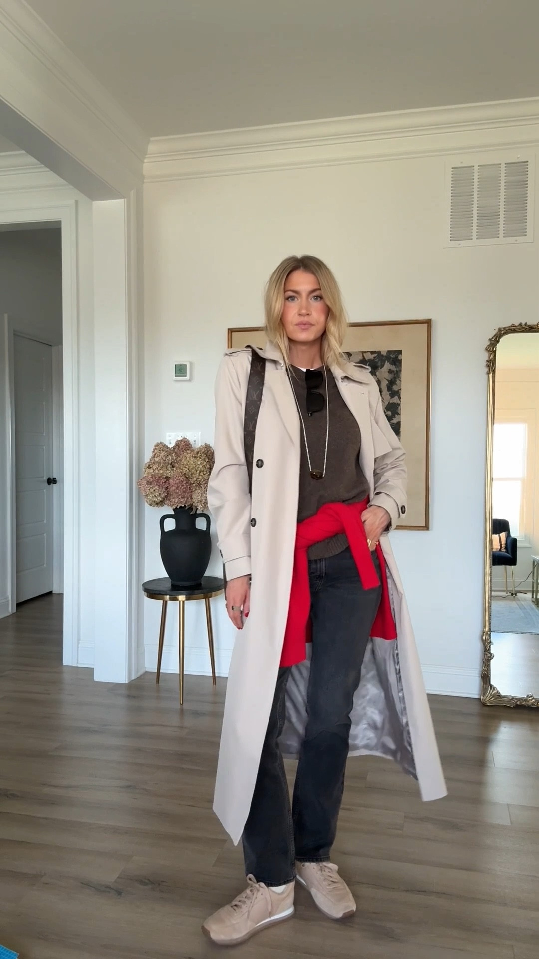 Brown picky girl Mongolia cashmere sweater: runs oversized, wearing a S
White crew tee: wearing a S
Black straight leg jeans: TTS, wearing a 25. ON SALE
Nude tennis shoes: run TTS 

#LTKgrwm #LTKootd #LTKdayinmylife