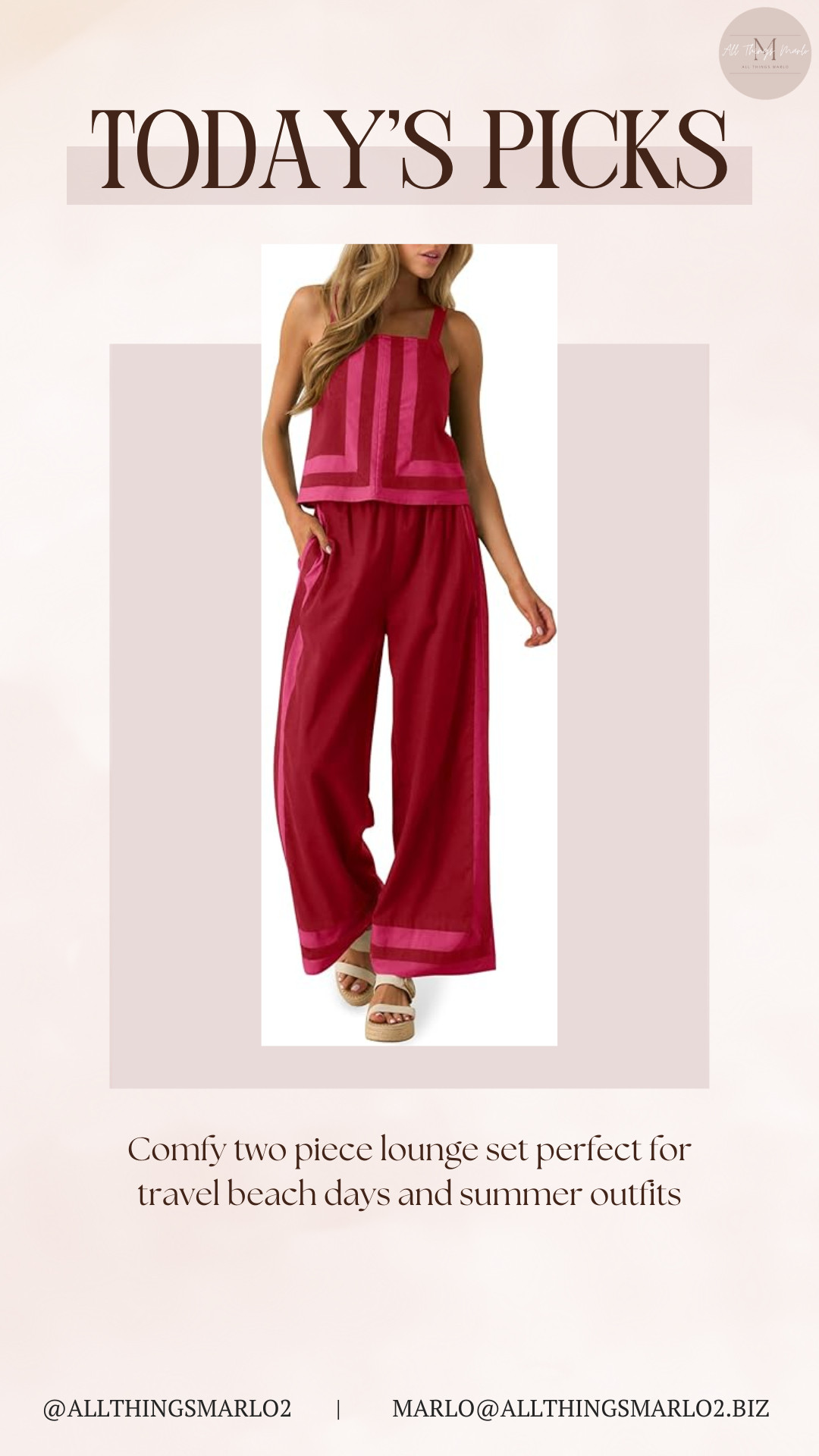 Comfy two piece lounge set perfect for travel beach days and summer outfits 

 #LTKootd #LTKSeasonal #LTKTravel