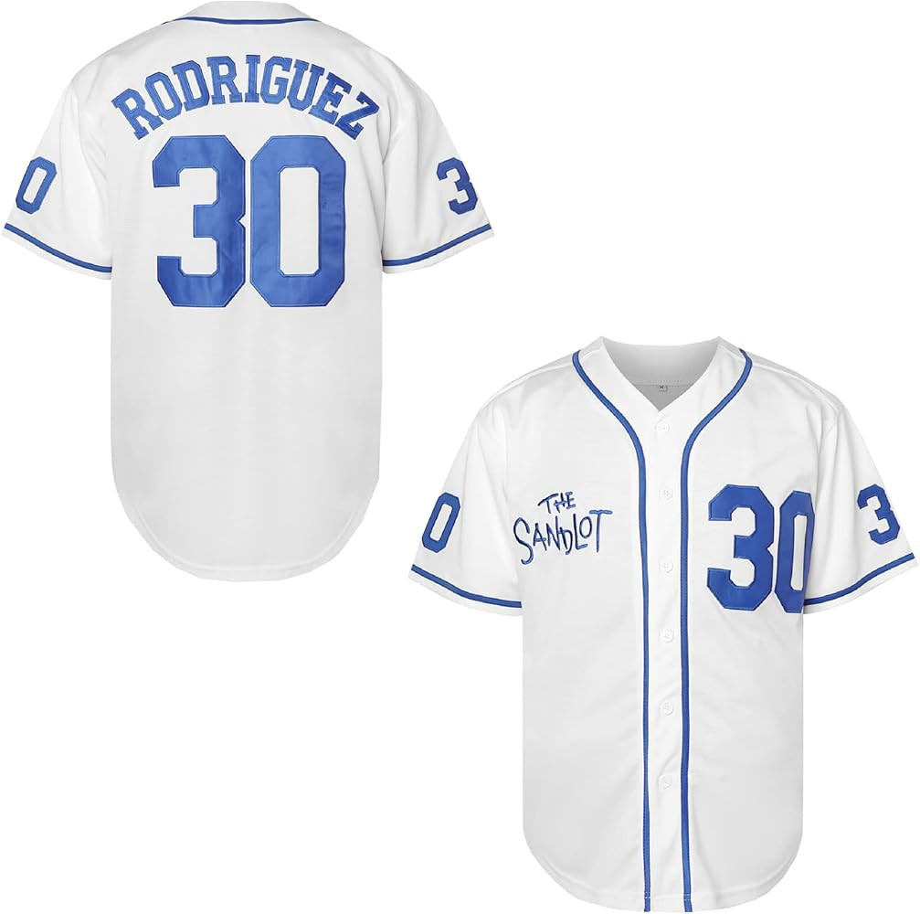 The Sandlot Benny The Jet Rodriguez 30 Movie Baseball Jersey for Men S-XXXL Stitched | Amazon (US)