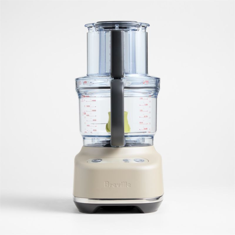 Breville Paradice 9-Cup Food Processor in Almond Nougat | Crate & Barrel | Crate & Barrel
