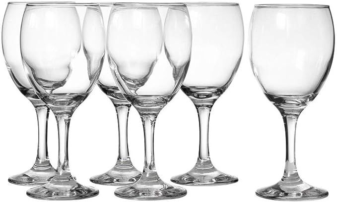 Vikko 11.5 Oz Glass Wine Glasses: Stemmed Wine Glasses for Red and White Wine - Thick and Durable... | Amazon (US)