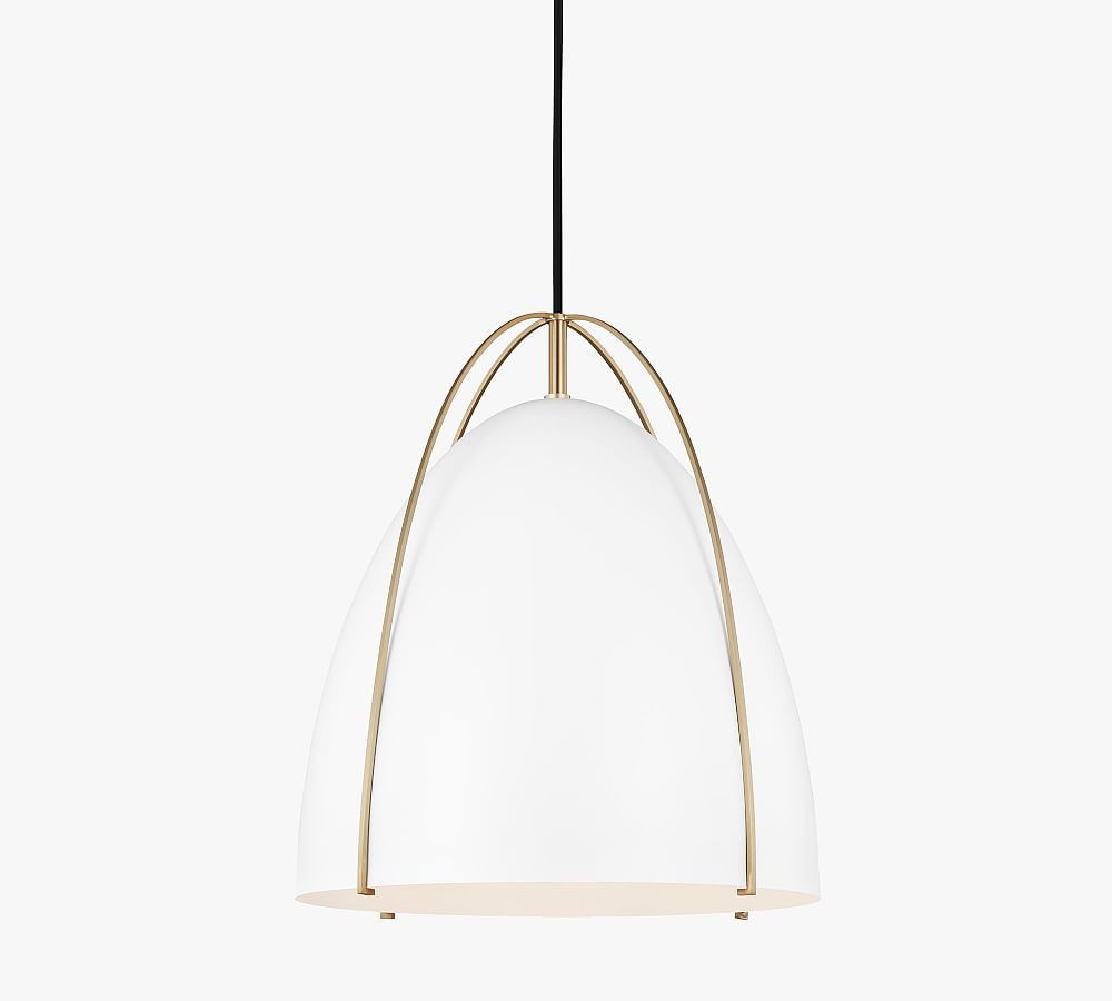 Open Box: Tate Metal Pendant, Satin Bronze | Pottery Barn (US)