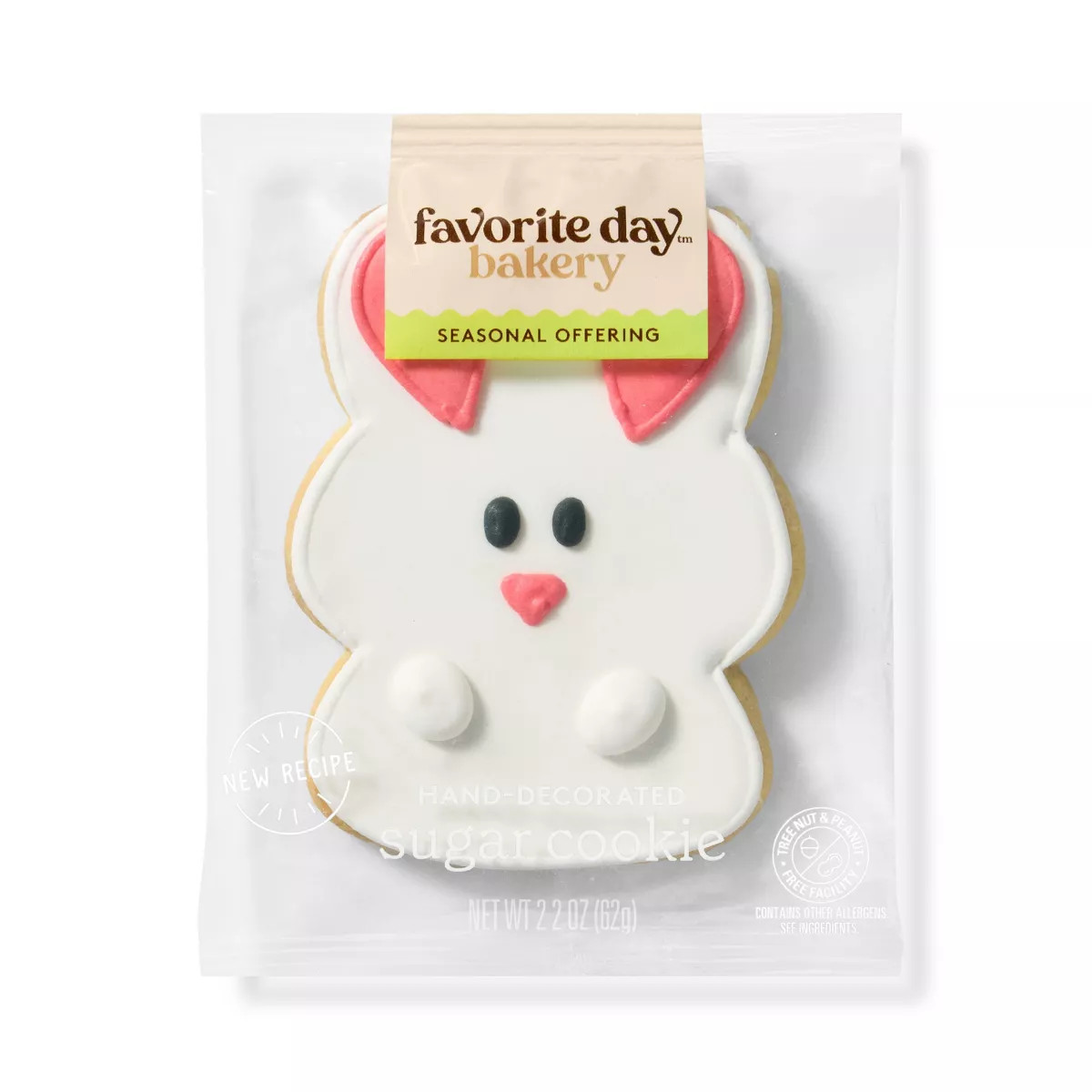 Easter Bunny Hand Decorated Spring Cookie - 2.2oz - Favorite Day™ | Target