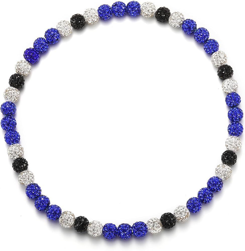 Baseball Beaded Chain Necklace for Men,Bling Ice Collection Baseball Necklace Gifts for Boys,Diam... | Amazon (US)