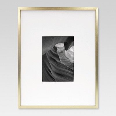 Thin Metal Matted Gallery Frame Gold - Project 62™ | Target