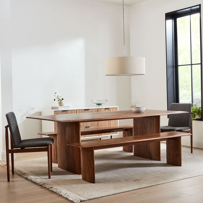 Extra Deep Anton Solid Wood Dining Table (86") | West Elm (US)