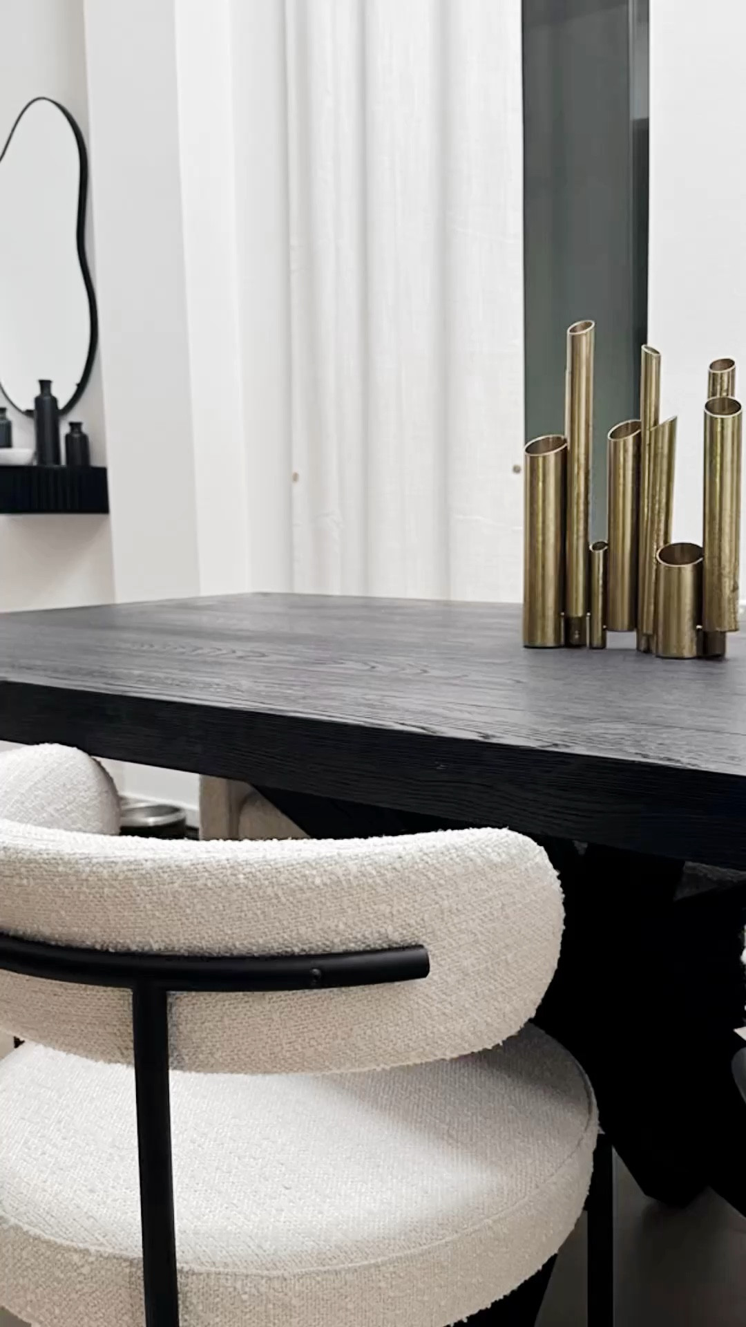 Brass and Christmas lights just belong together! Pair this brass vase with pre lit twigs for the ultimate holiday decor.  

#brass #holidaydecor #christmas #vase #holidaylights #centerpiece #modern #modernorganic #minimalist #christmasdecor #diningtable 

#LTKHoliday #LTKSeasonal #LTKHome