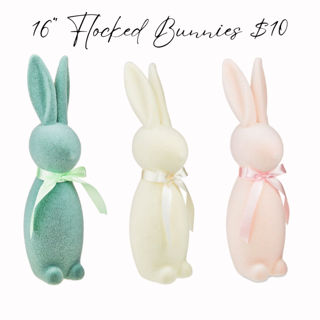 16” FLOCKED BUNNIES
🤍
Spring pillows, Easter pillows, Bunny pillows

#LTKSeasonal #LTKSpringSale #LTKhome