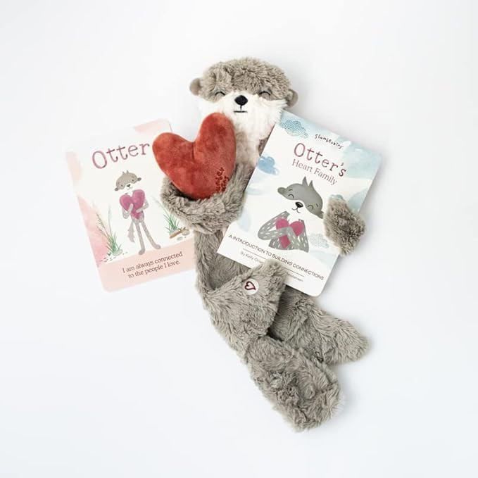 Slumberkins 14" Otter Snuggler & Board Book Set | Supports Family Bonding Therapy | Social Emotio... | Amazon (US)
