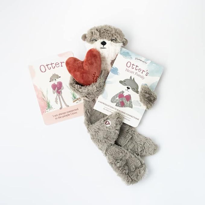 Slumberkins 14" Otter Snuggler & Board Book Set | Supports Family Bonding Therapy | Social Emotio... | Amazon (US)
