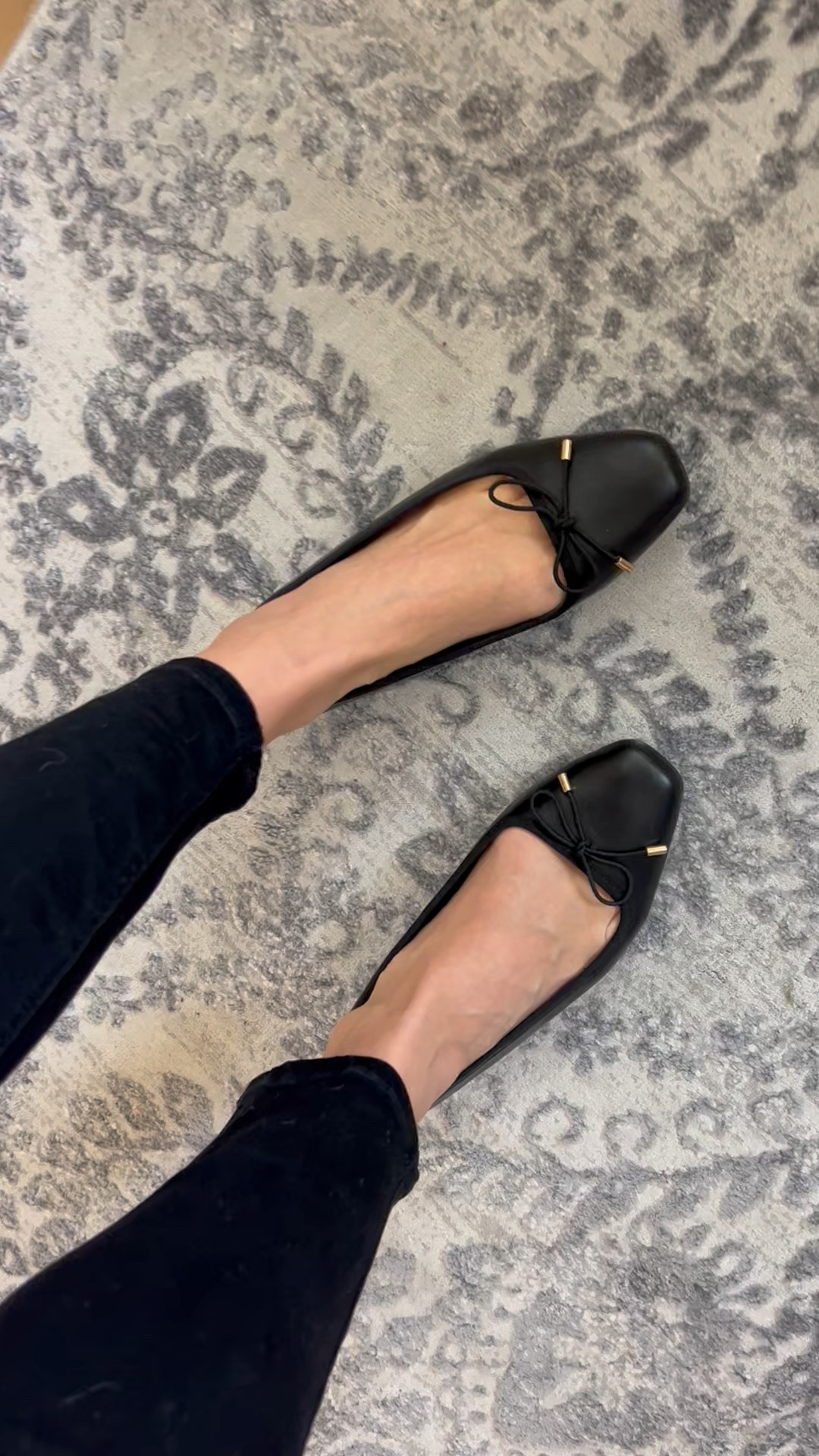 These black ballet flats, are super comfortable and versatile. You can literally wear them with anything! Plus the gold tipped bows add a flare of elegance.

#LTKShoeCrush #LTKWorkwear #LTKFindsUnder50
