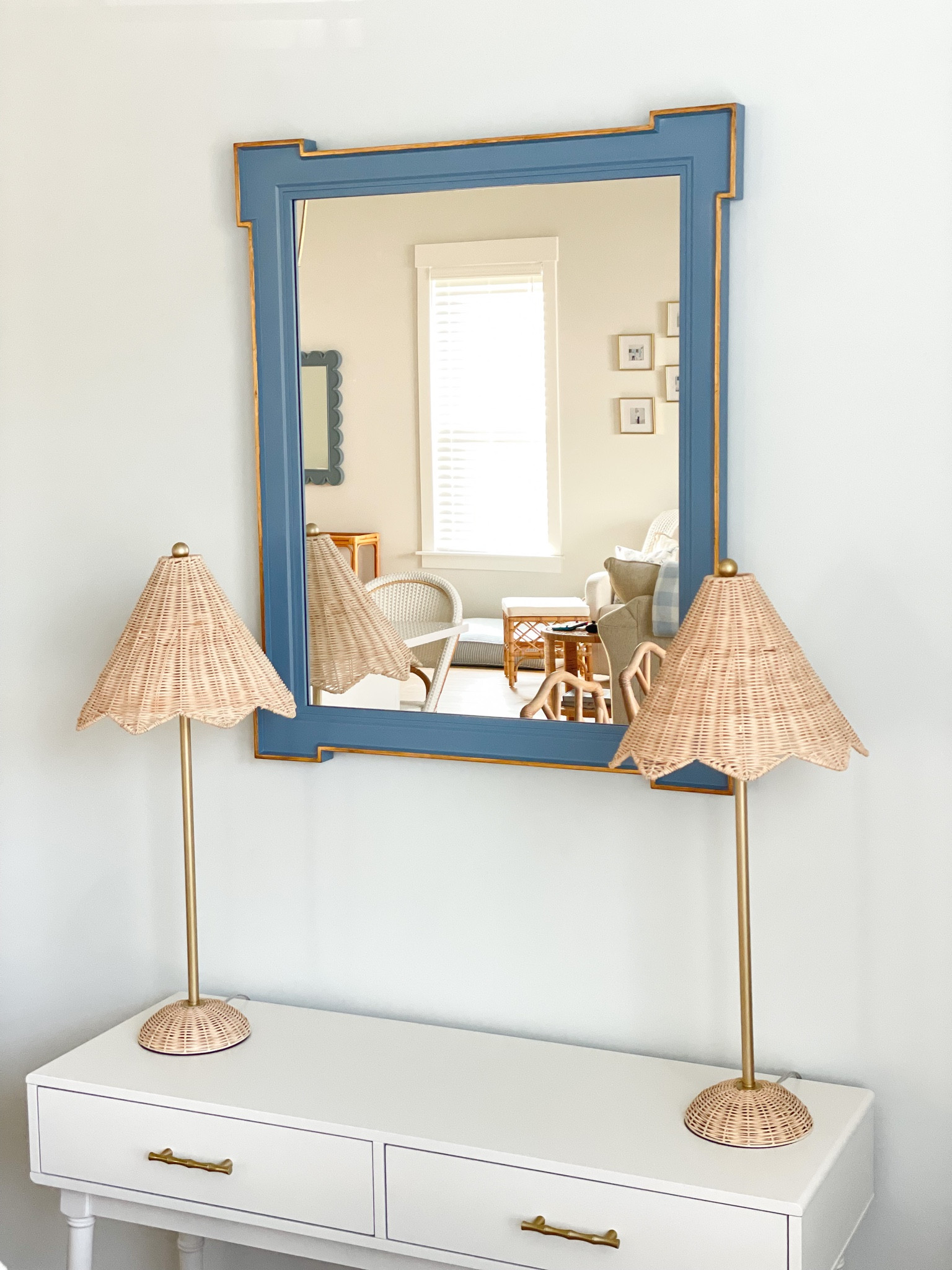 Love this cornflower blue mirror and it’s currently on sale with free shipping! 

Ballard designs, blue mirror, living room decor, kitchen furniture, dining room furniture, classic home, classic decor, classic style, coastal home, coastal decor, rattan lamps, Lillian august 

#LTKstyletip #LTKsalealert #LTKhome