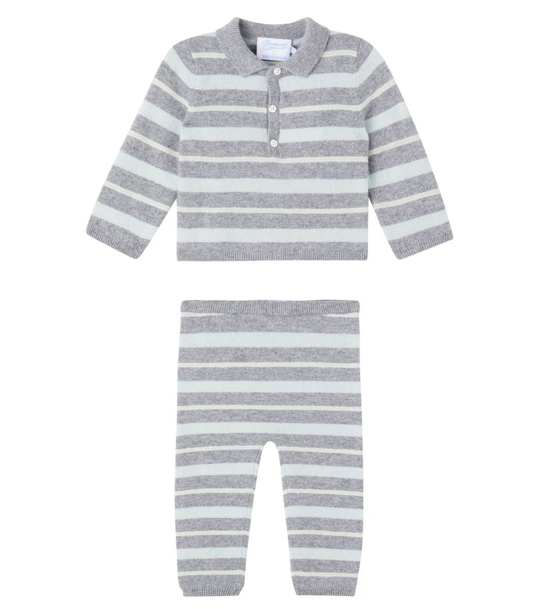 x Guest In Residence Baby Lumi striped cashmere two-piece set | Mytheresa (US/CA)