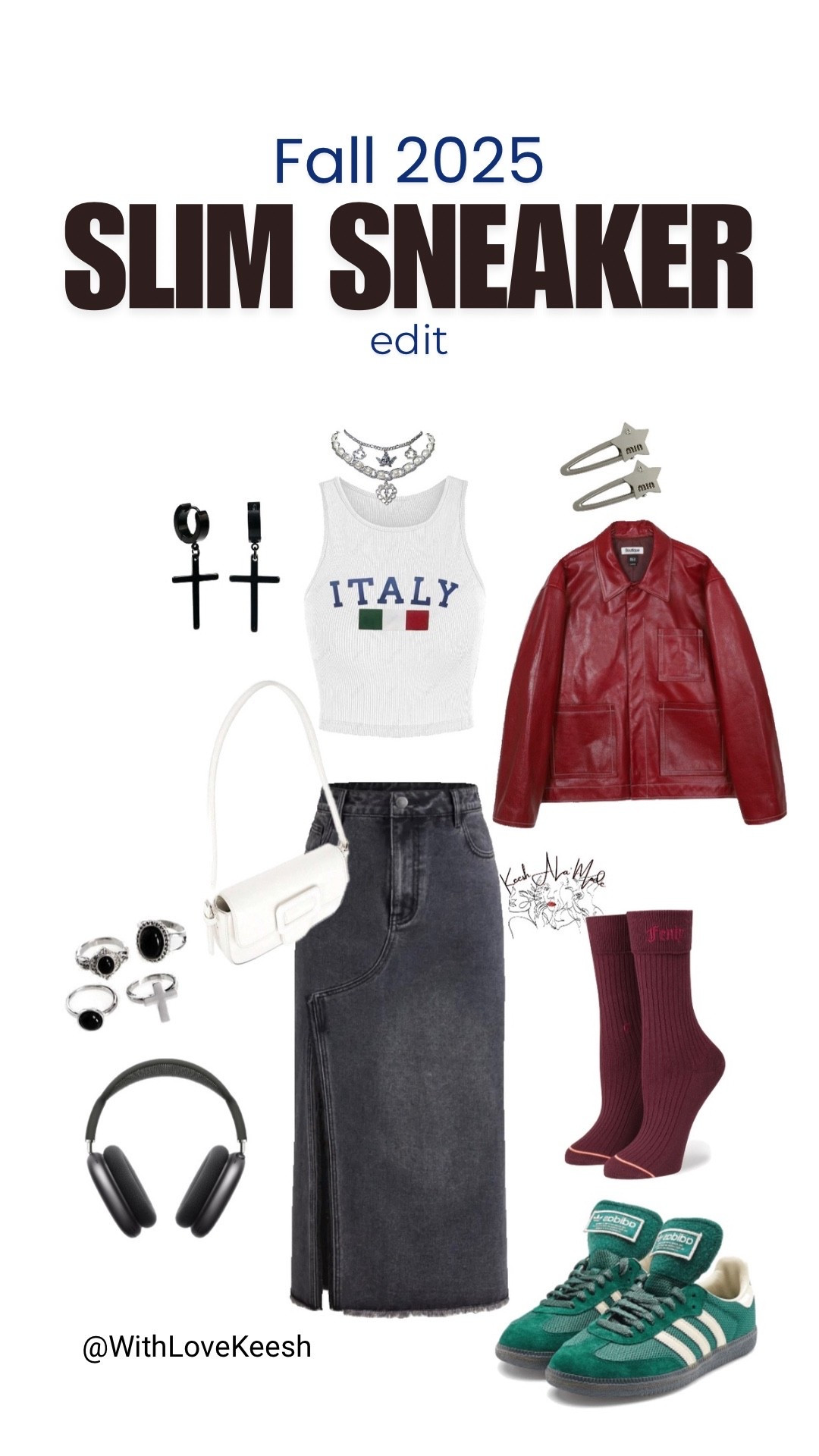 Fall 2025 edit: slim sneakers👟 + leather 

#LTKShoeCrush #LTKSeasonal #LTKTall