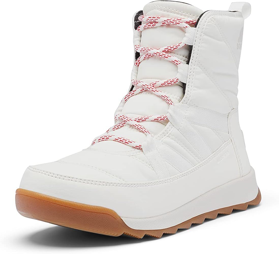 SOREL Women's Whitney Short Lace Boot — Waterproof Nylon Winter Boots | Amazon (US)