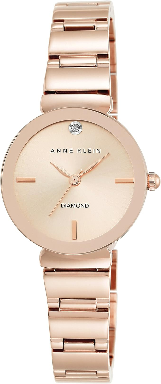 Anne Klein Women's Genuine Diamond Dial Bracelet Watch | Amazon (US)