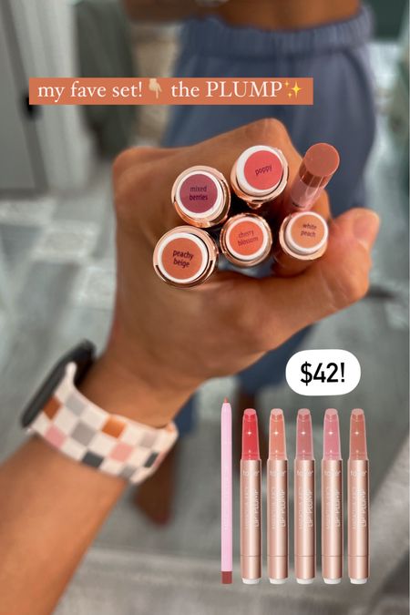 AMAZING lip set deal going on today w/ @tartecosmetics x @hsn😍👏🏼✨ 6 piece Maracuja juicy lips in either the plump or balm! + code HSN2024 takes $10 off making it only $32! 🤌🏼 

TARTE SALE / makeup faves / spring beauty / lip plump / lip balm / Holley Gabrielle 

#LTKsalealert #LTKfindsunder50 #LTKbeauty