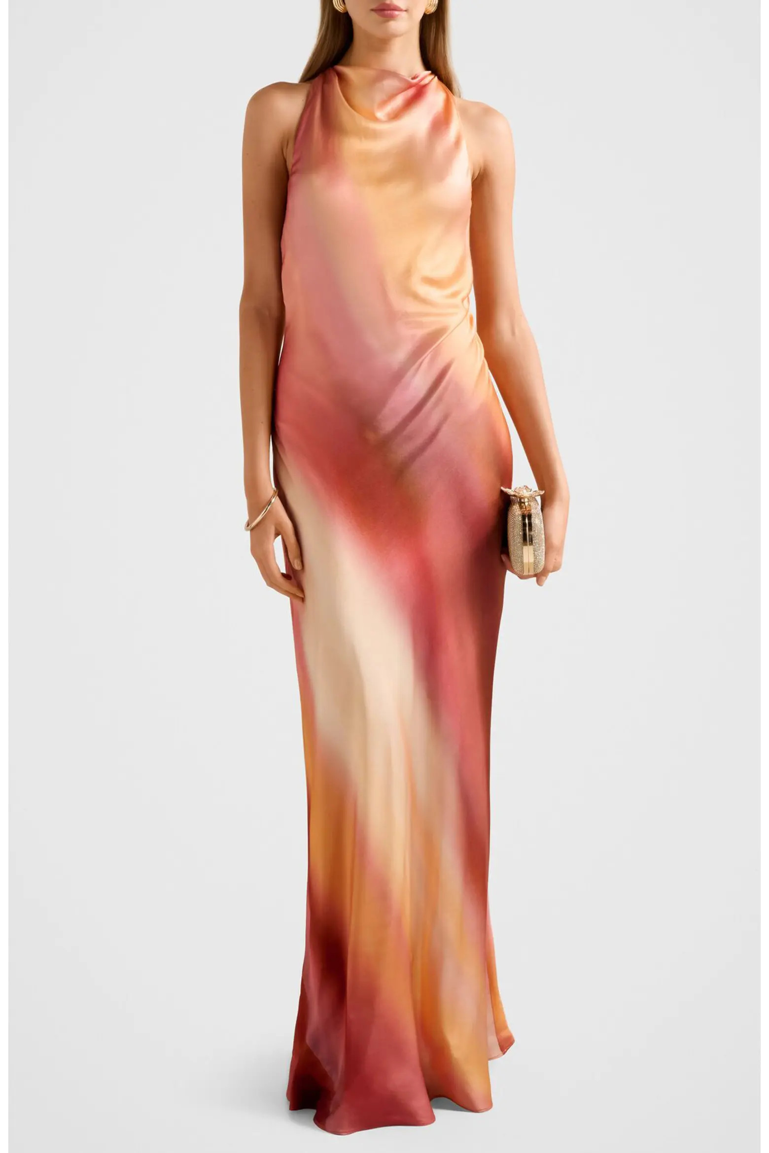Andie Satin Open Back Maxi Dress (Women) | Nordstrom | Nordstrom