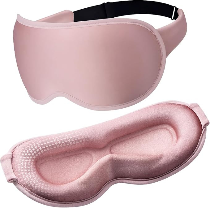 Weighted Eye Masks for Sleep, 3D Blackout Sleep Mask for Women | Zero Eye Pressure, Deep Cups; Ey... | Amazon (US)