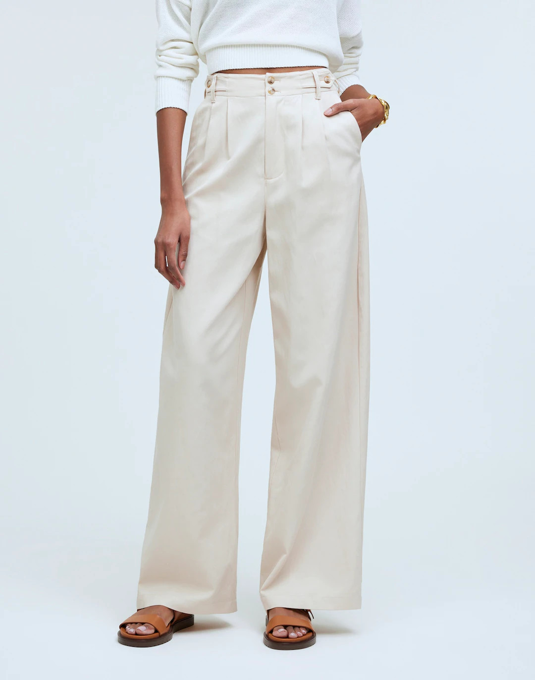 The Petite Harlow Wide-Leg Pant | Madewell