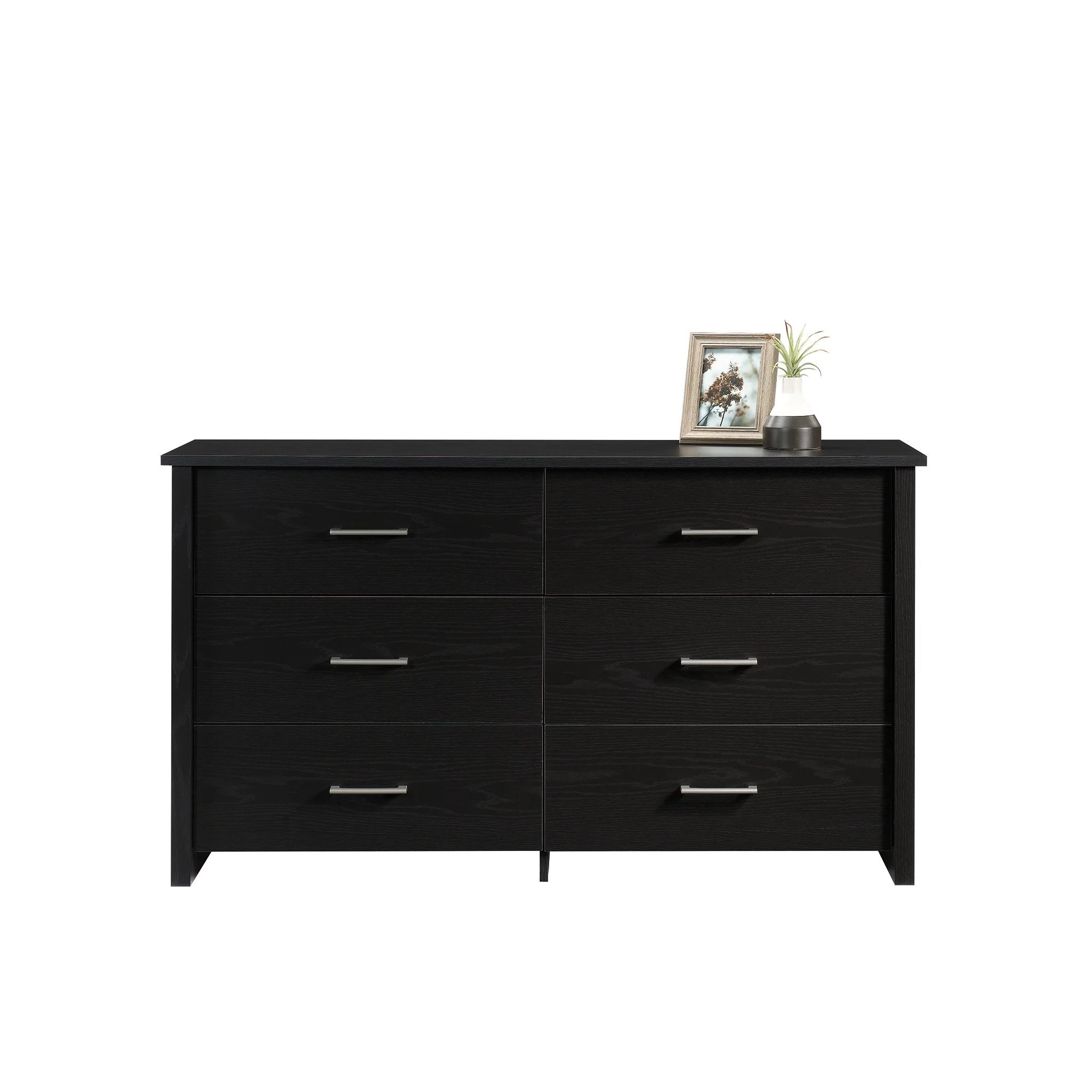 Mainstays Hillside 6-Drawer Dresser, Blackwood Finish - Walmart.com | Walmart (US)
