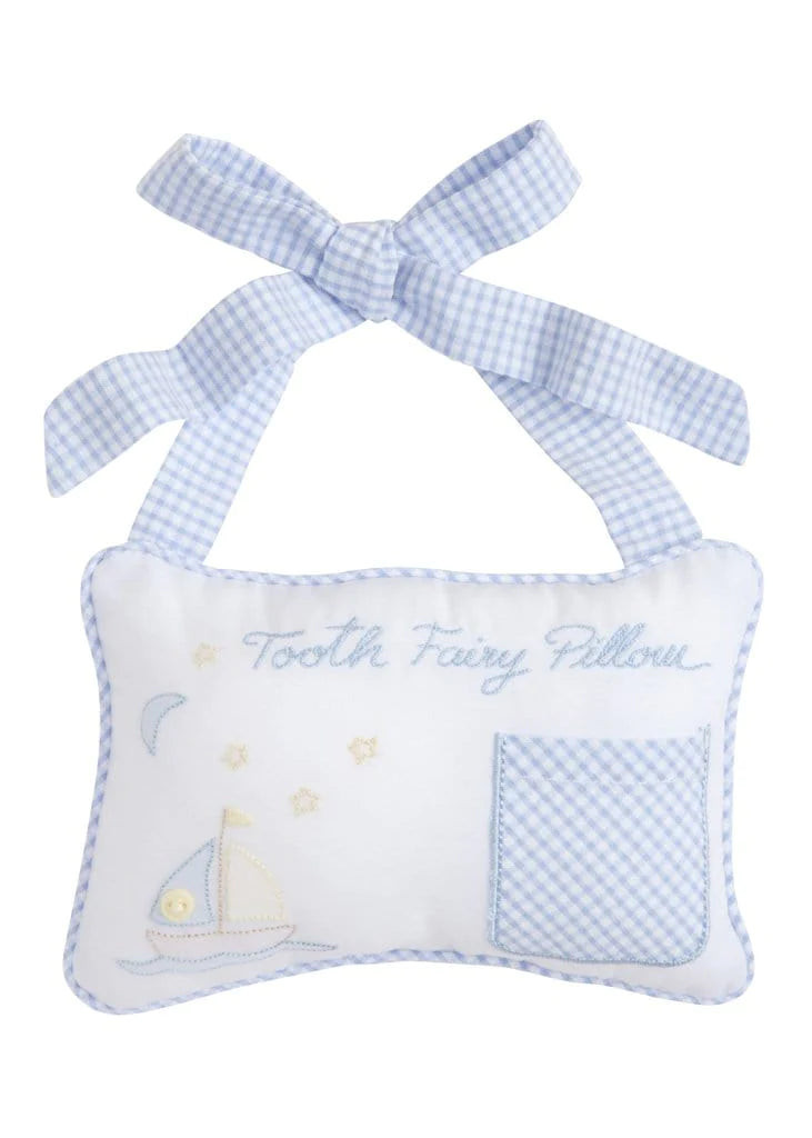 Little English Door Pillow - Blue | JoJo Mommy