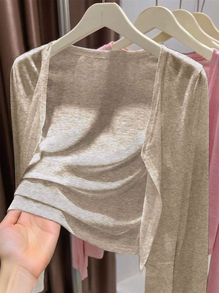 INAWLY Women's Solid Color Casual Lightweight Cardigan, Spring/Summer Fall Winter Cloth For Women | SHEIN